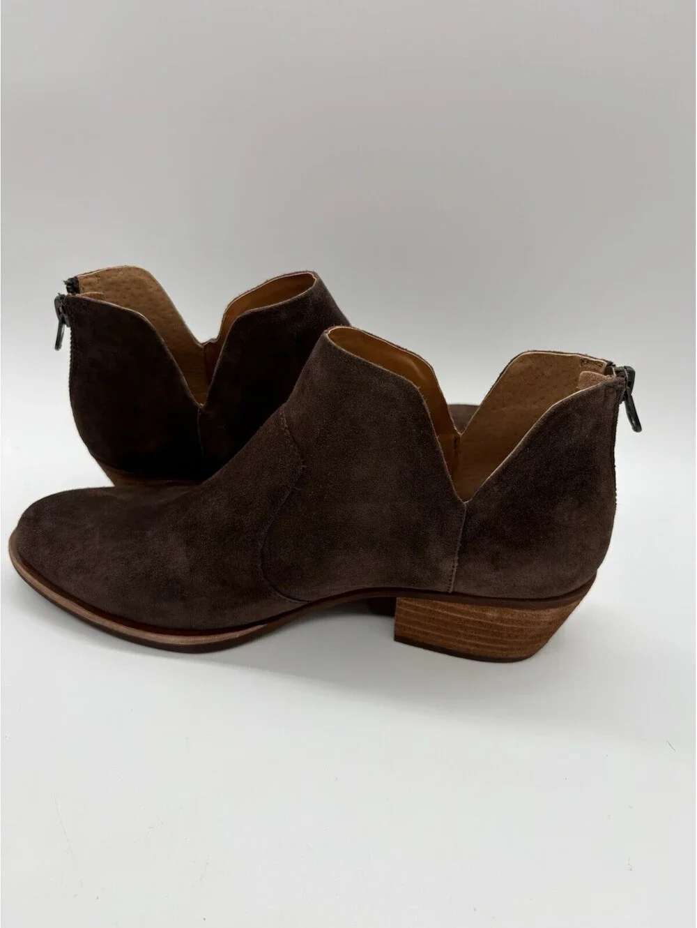 Kork-Ease Ryder Suede Ankle Chelsea Boots Brown Western Bohemian Boho Size 7M